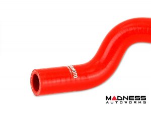 Nissan Z Intercooler Coolant Hose Upgrade by Mishimoto - Red Nissan Z Intercooler Coolant Hose Upgrade by Mishimoto - Red